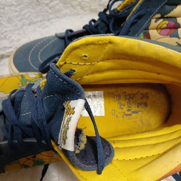 Vans Sk8 The Beatles High-Cut Sneakers Size 12 ( Men's) - Picture 9 of 10